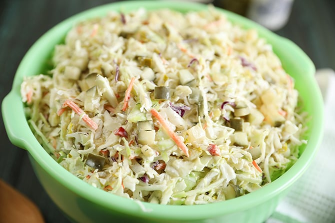 Dill Pickle Coleslaw