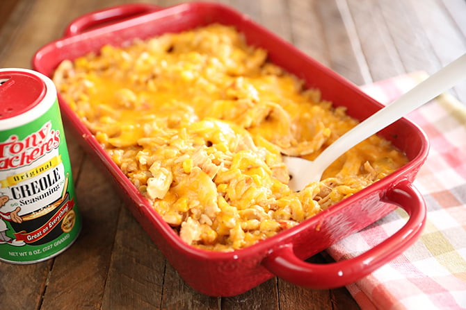 Cheesy Chicken and Rice Bake