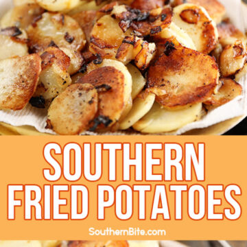 Southern Fried Potatoes - image for Pinterest