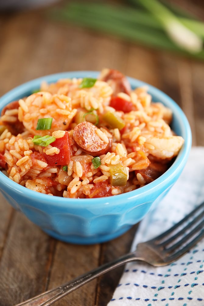 One Pot Sausage And Shrimp Jambalaya Southern Bite 8545