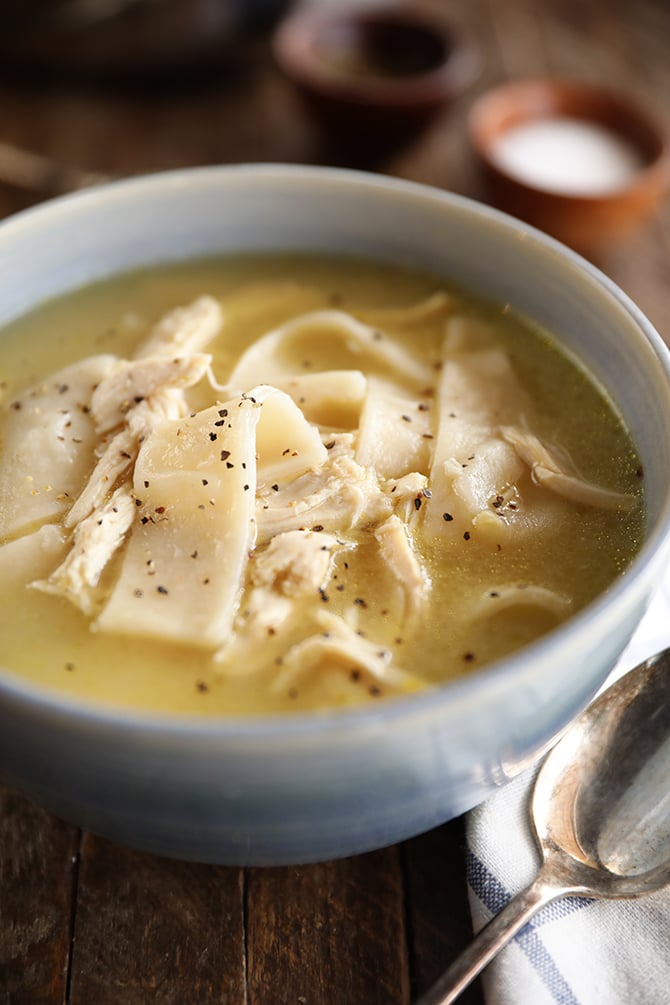 black southern chicken and dumplings