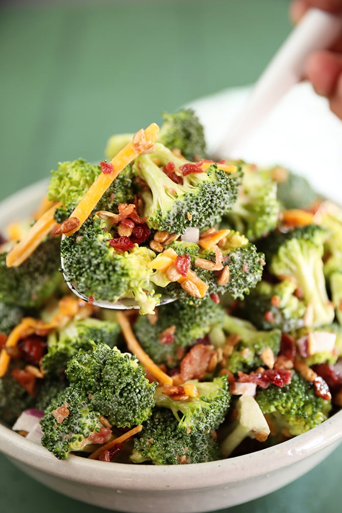 Spoonful of Easy Broccoli Salad