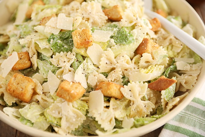 Pasta Caesar Salad - Southern Bite