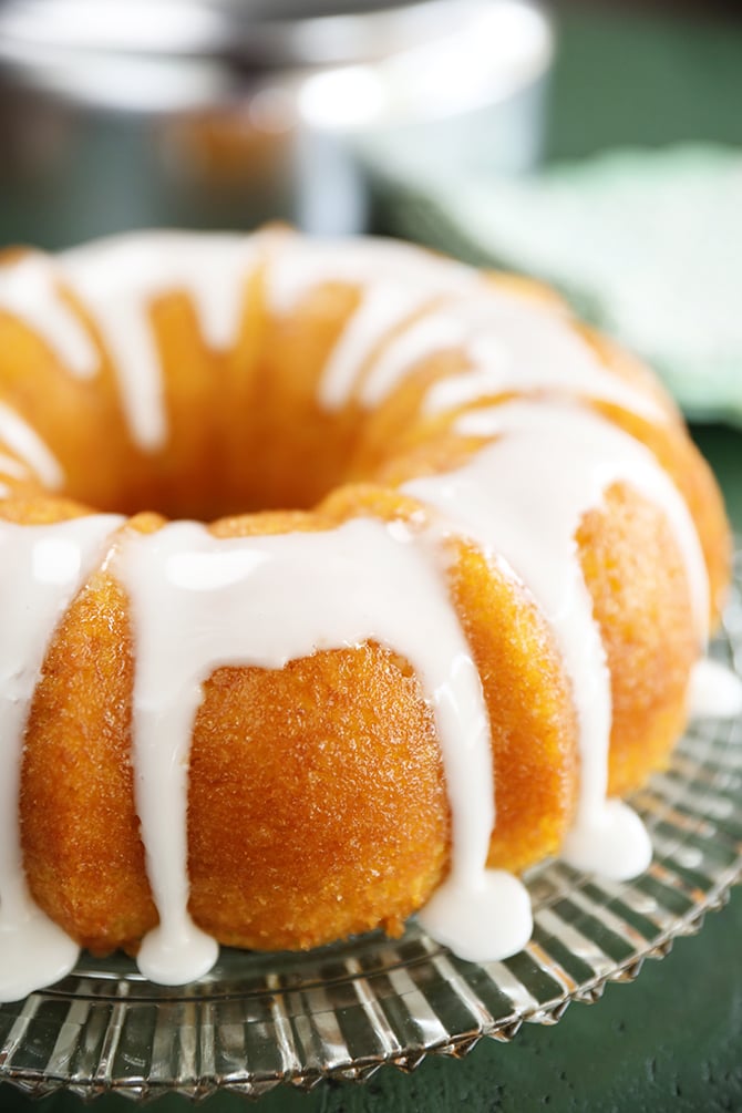 Vintage Lemon Apricot Nectar Cake - Southern Bite