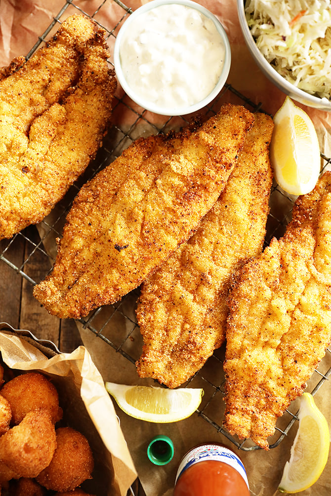 Lemon Pepper Fried Catfish - Southern Bite