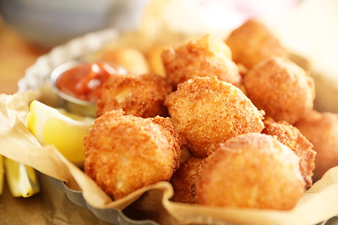 Sweet Onion Hush Puppies