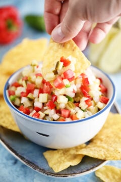 Scoop of Pickle de Gallo.