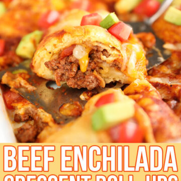 Beef Enchilada Crescent Roll-Ups - Pinterest