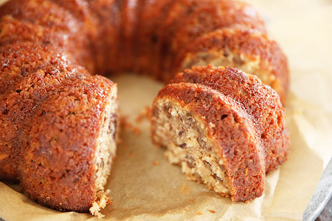 Apple Pecan Pound Cake - Barbara Bakes™