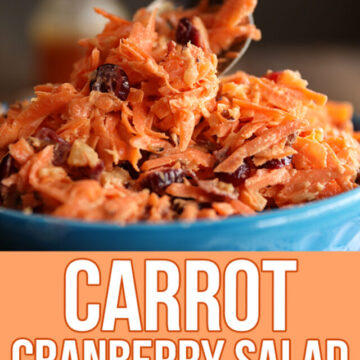 Carrot Cranberry Salad - image for Pinterest