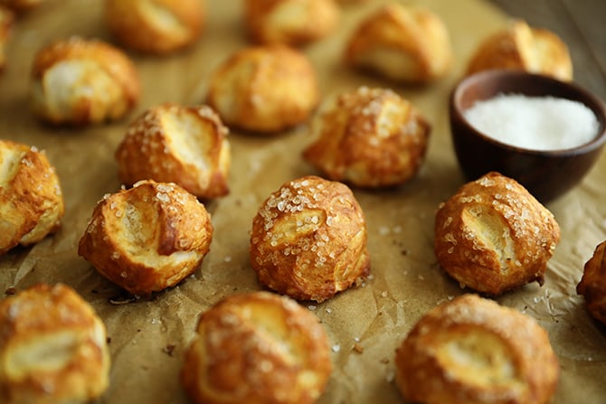 Canned Biscuit Pretzel Bites