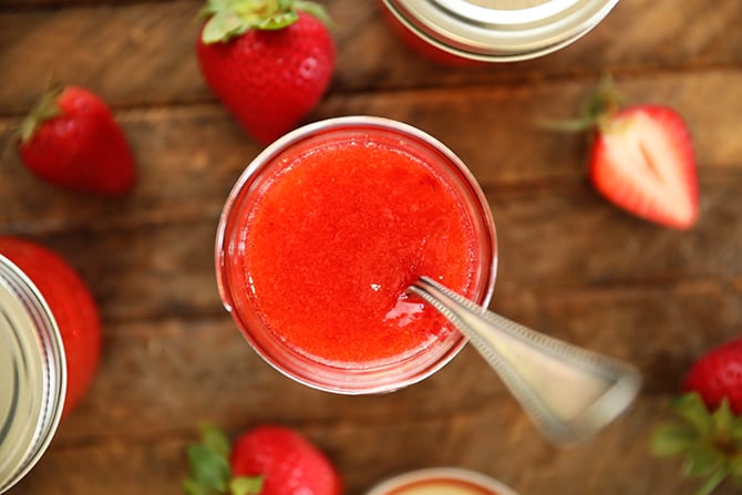 Easy Strawberry Freezer Jam - Southern Bite