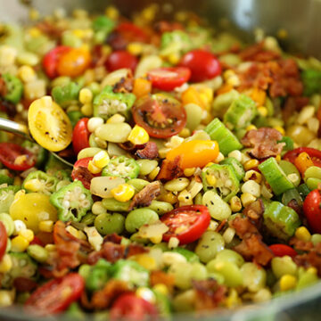 Close-up of Summer Succotash