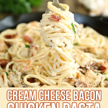Cream Cheese Bacon Chicken Pasta