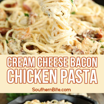 Cream Cheese Bacon Chicken Pasta