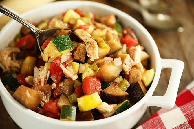 One-Pot Chicken Ratatouille