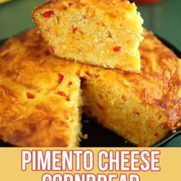 Pimento Cheese Cornbread - image for Pinterest