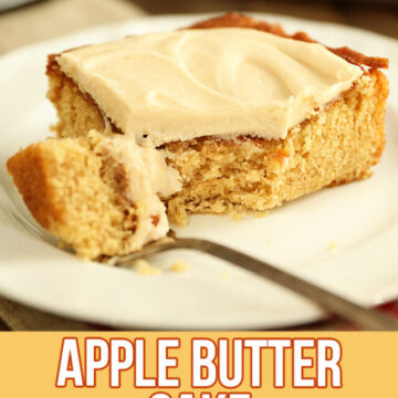 Apple Butter Cake - image for Pinterest