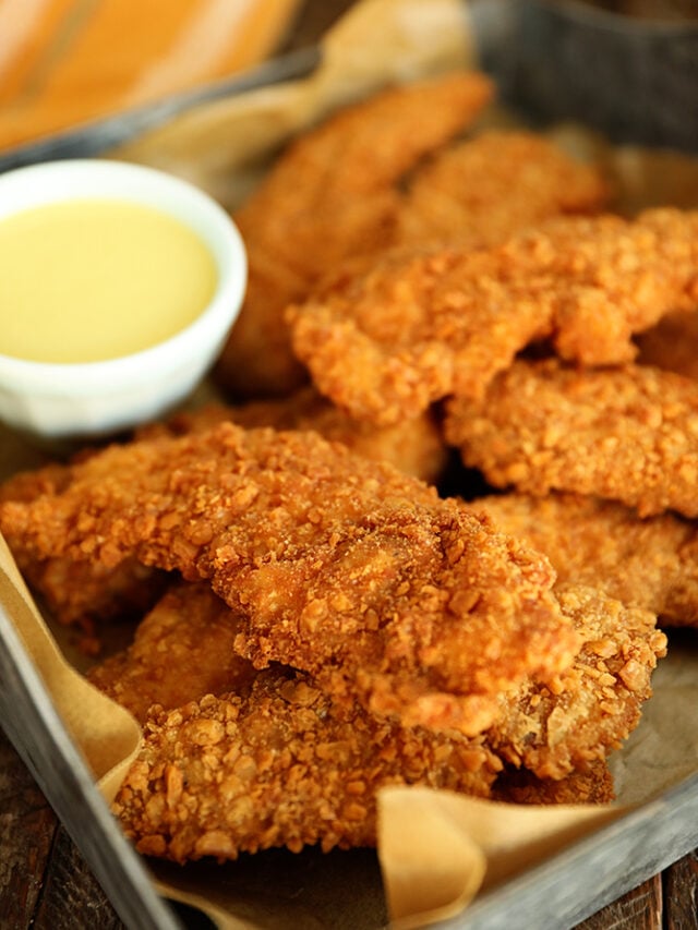 Saltine Crusted Chicken Tenders - Southern Bite