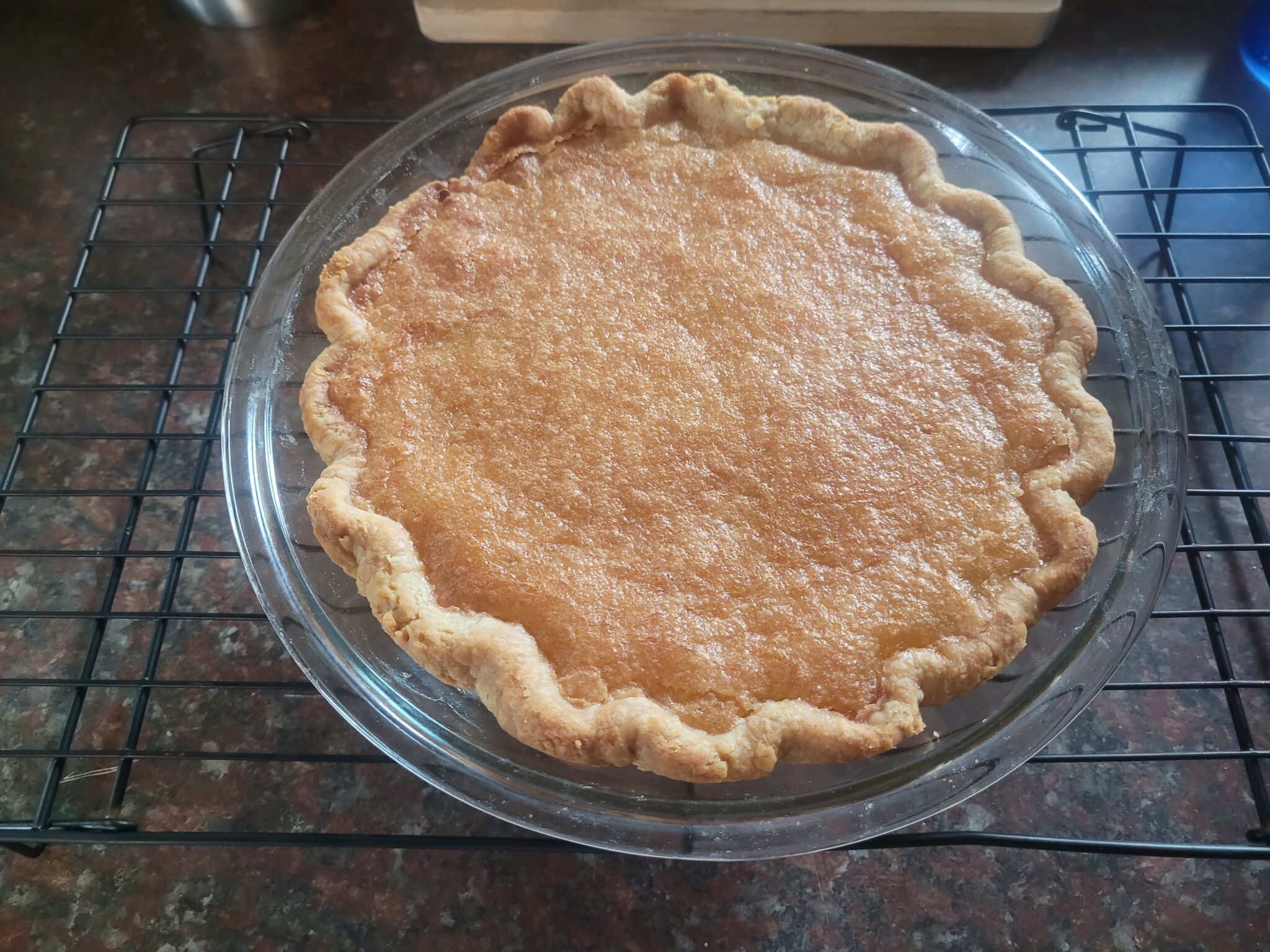 Old Fashioned Vinegar Pie - Southern Bite
