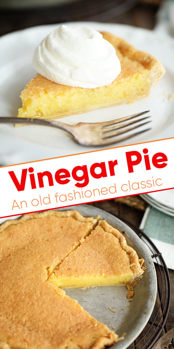 Old Fashioned Vinegar Pie Southern Bite