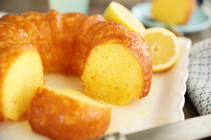 Inside view of Lemonade Cake.