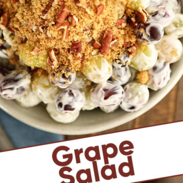 Creamy Grape Salad - image for Pinterest.