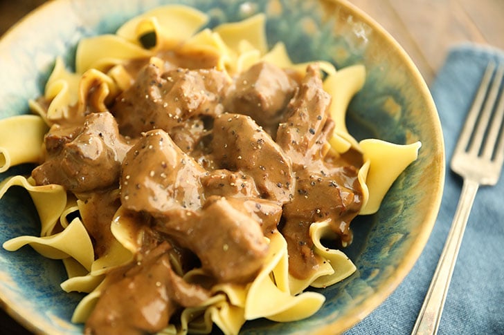 Crock-Pot Express Beef Stroganoff