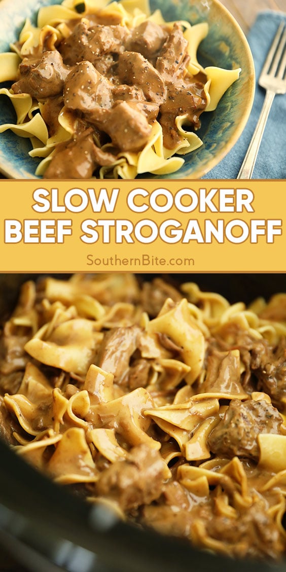 Slow Cooker Beef Stroganoff for Two - Peyton's Momma™