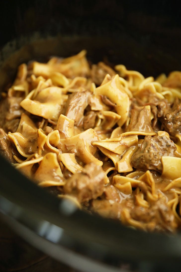 Slow Cooker Beef Stroganoff