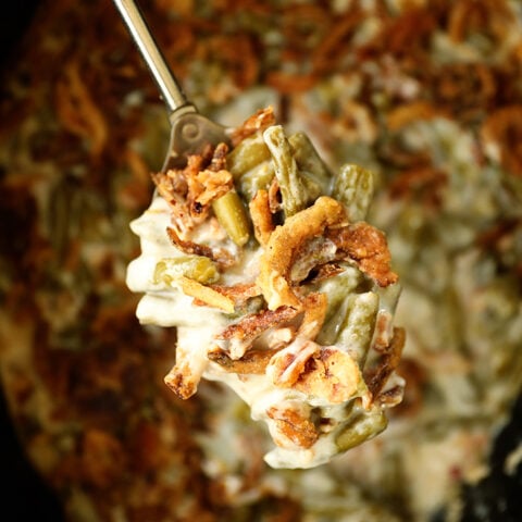 Slow Cooker Ultimate Green Bean Casserole - Southern Bite