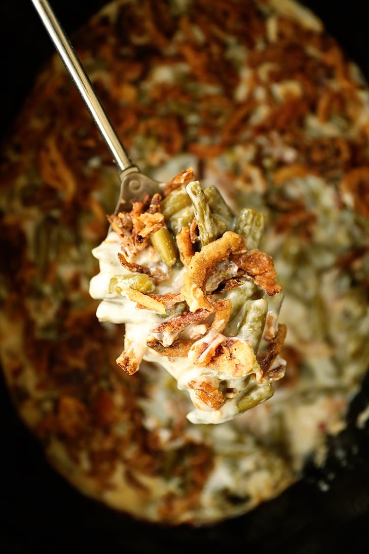 Crock Pot Green Bean Casserole - The Country Cook