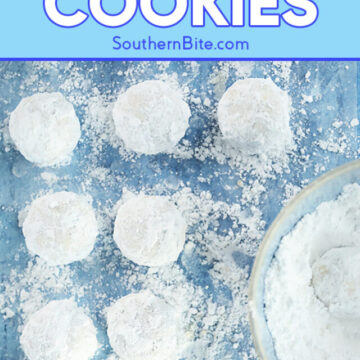 Pecan Snowball Cookies - image for Pinterest.