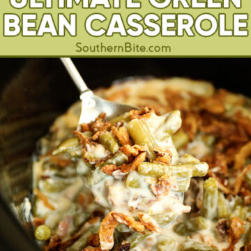 Slow Cooker Ultimate Green Bean Casserole - image for Pinterest.