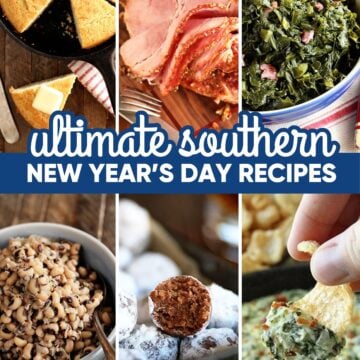Ultimate Southern New Year's Day Recipes Image for Pinterest.