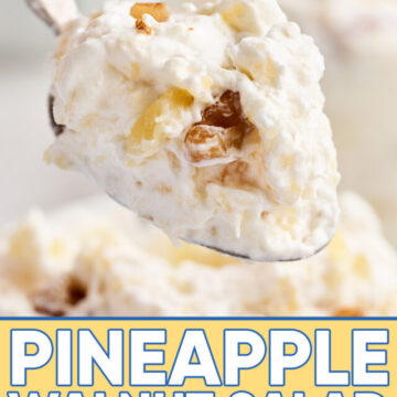 Pineapple Walnut Salad - image for Pinterest.