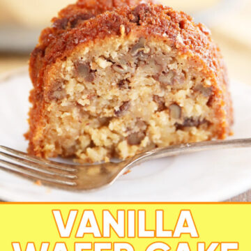 Vanilla Wafer Cake - image for Pinterest.