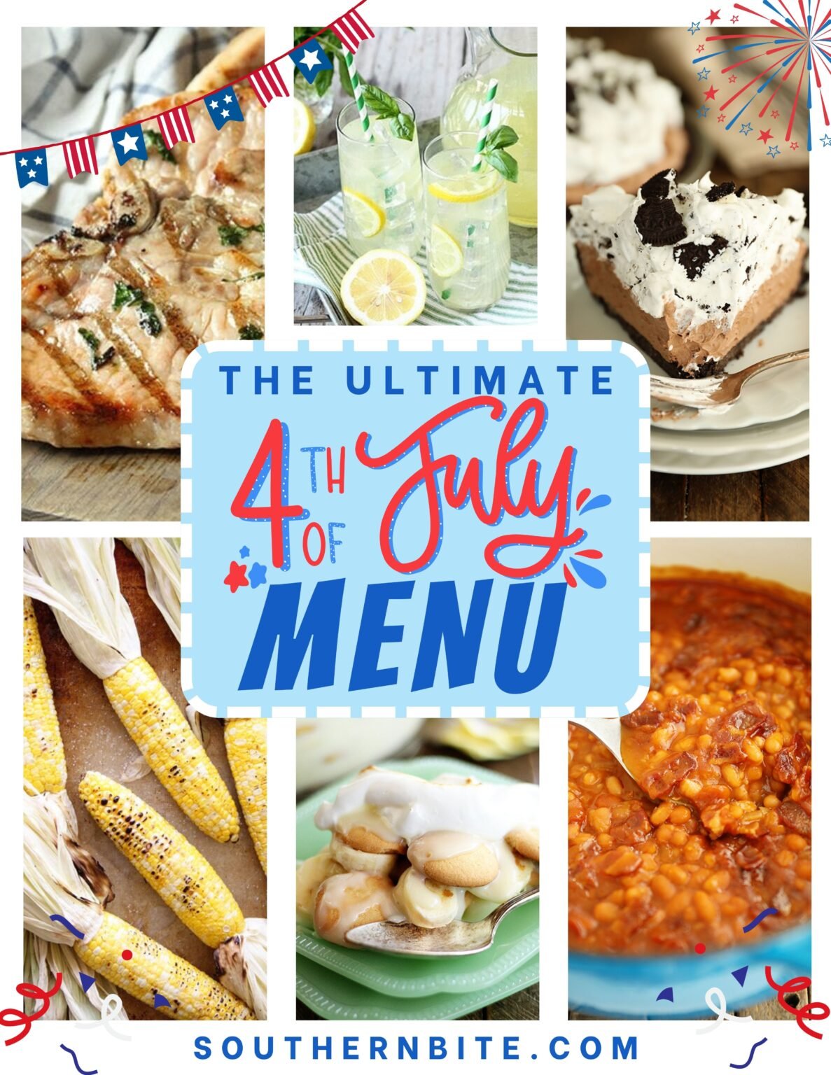 4 th of july menu