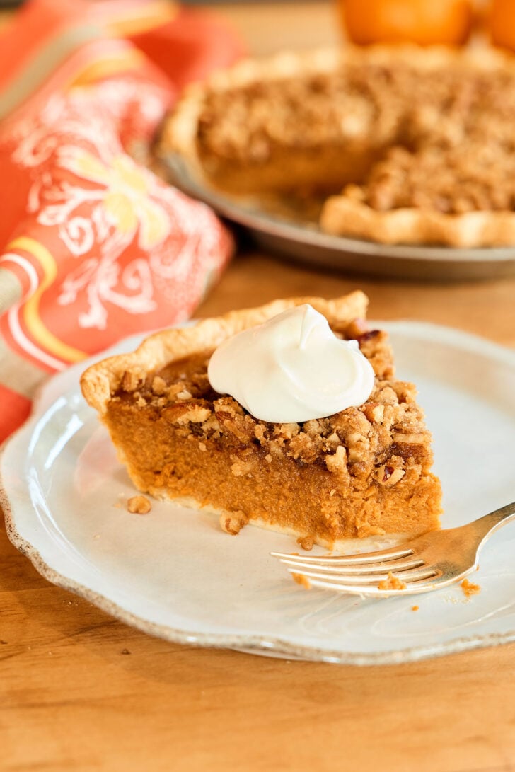 Slice of Pumpkin Pie.