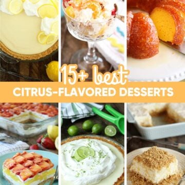 15+ Best Citrus-Flavored Desserts Image for Pinterest.