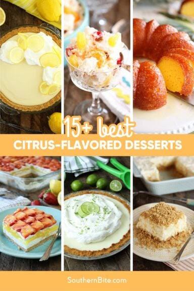 15+ Best Citrus-Flavored Desserts Image for Pinterest.