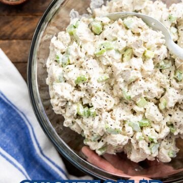 Chicken Salad for a Crowd - image for Pinterest.