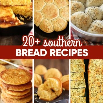 20+ Southern Bread Recipes Image for Pinterest.