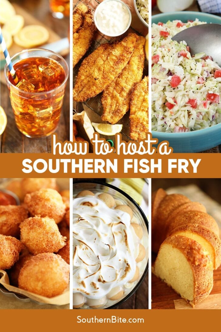 How to Host a Southern Fish Fry Image for Pinterest.